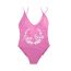 Fashion Pink Nylon Monogram One-piece Swimsuit