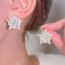 Fashion 11# Alloy Diamond Star Earrings