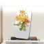 Fashion Peach Meow Plastic Flower Photo Frame Assembly Toy