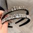 Fashion Transparent Brick Geometric Diamond-encrusted Wide-brimmed Headband