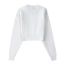 Fashion White Knitted Pullover Sweater