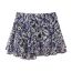 Fashion Skirt Metallic Print Lace Skirt