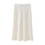 Fashion Skirt Silk Satin Solid Color Skirt