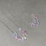 Fashion Necklace Copper Diamond Heart Geometric Necklace
