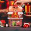 Fashion Christmas Bunny Fireplace Pet Self-sealing Packaging Bag