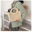 Fashion Beige Woven Large Capacity Tote Bag