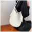 Fashion Brown Pu Plaid Woven Large Capacity Shoulder Bag