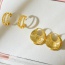 Fashion Golden 2 Copper Geometric Thread Earrings