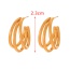 Fashion Golden 1 Copper Multi-layer C-shaped Earrings