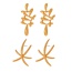 Fashion Golden 1 Copper Geometric Pendant Earrings