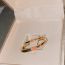 Fashion Size 7 Us Is Not Adjustable Copper Diamond Geometric Ring