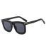 Fashion Gray On Top And Powder/white On Bottom Ac Square Large Frame Sunglasses