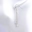 Fashion 10 Ear Hooks + 2 Double Chains Sterling Silver Geometric Earring Accessories