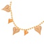Fashion Gold Copper Inlaid Zirconium Love Gold Bead Necklace (4mm)