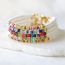 Fashion E Colorful Shell Beaded Bracelet