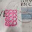 Fashion Pink Acrylic Beaded Woven Crossbody Bag