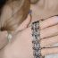 Fashion Flower X Bracelet ? Blue Corundum Copper And Diamond Geometric Cross Bracelet