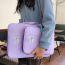 Fashion Small Purple Nylon Square Tablet Protective Case