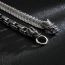 Fashion 3# Titanium Steel Geometric Chain Men's Bracelet