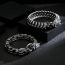 Fashion 3# Titanium Steel Geometric Chain Men's Bracelet