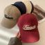 Fashion Claret Three-dimensional Letter Embroidered Baseball Cap