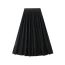 Fashion Apricot Polyester Pleated Skirt