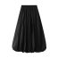Fashion Black Polyester High Waist Bud Skirt