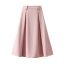 Fashion Khaki Micro Pleated Suit Skirt