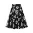 Fashion Off-white Polyester Printed Skirt
