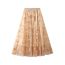 Fashion Apricot Mesh Spliced Flocked Skirt With Wide Hem
