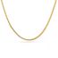 Fashion Flat Long Cross Chain/gold Width 3mm Length 40+5 Titanium Steel Geometric Chain Necklace