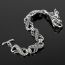Fashion Silver Stainless Steel Faucet Men's Bracelet