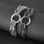 Fashion Silver Titanium Steel Men's Faucet Bracelet