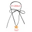 Fashion Gold Copper Five-pointed Star Pendant Pu Tether Necklace