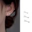 Fashion 10mm White Pearl Screw Earrings Copper Round Pearl Earrings (single)