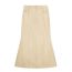 Fashion Khaki Blended Seam Fishtail Skirt
