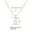 Fashion T Copper Inlaid Zirconium 26 Letters Snake Chain Necklace
