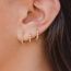 Fashion 9# Copper Geometric Heart Earring Set