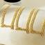 Fashion Y Copper Inlaid Zirconium 26 Letters Mama Pendant Thick Chain Necklace