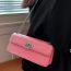 Fashion Pink Pu Headlock Crossbody Bag