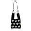 Fashion Dark Green Cotton-filled Thin Chain (excluding Bag) Polyester Knitted Printed Tote Bag