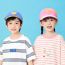Fashion Beige Cotton Color Block Cartoon Children's Baseball Cap