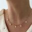 Fashion Gold Copper Gold Plated Chain Pearl Necklace