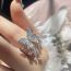 Fashion Tassel Butterfly Ring【open Copper Diamond Butterfly Tassel Ring