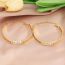 Fashion Gold And Silver Pair Pair Of Stainless Steel Number Bracelets