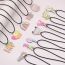 Fashion Little Flower Rabbit-necklace Acrylic Rabbit Necklace