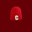 Fashion Letter C Red - One Size Fits All Acrylic Knitted Embroidered Beanie