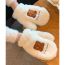 Fashion Brown Bear Polyester Embroidered Plush Five-finger Gloves