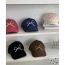 Fashion Black Acrylic Embroidered Baseball Cap