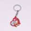 Fashion Blue Letter Love Style 2-keychain Acrylic Hollow Love Letter Keychain